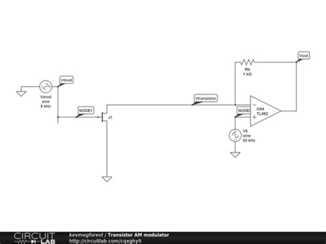 Transistor Am Modulator Circuitlab