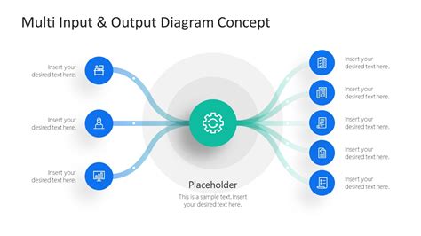 Multi Input Output Diagram Concept For PowerPoint SlideModel