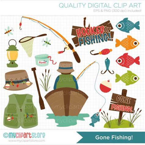Download Fishing Clipart, Father's day, fishing tackle, camping ...
