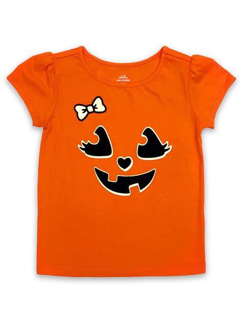 Way To Celebrate Way To Celebrate Toddler Girls Halloween Pumpkin T