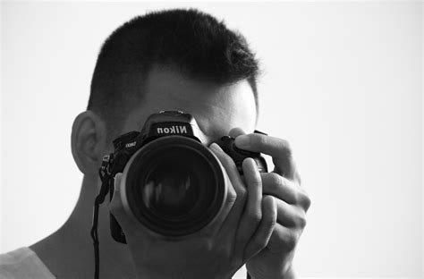 Free Images Black And White Photographer Portrait