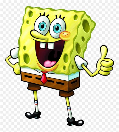 Spongebob With Thumb Up Hd Png Download 1000x1049591506 Pngfind