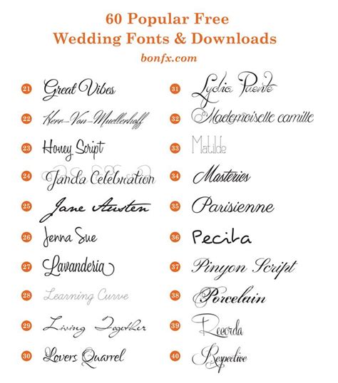 Best Word Fonts For Wedding Invitations Jenniemarieweddings