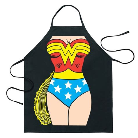 wonder woman personality ultra sexy cooking kitchen apron wish