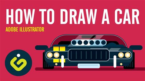 How To Draw A Car Step By Step Vector Art Adobe Illustrator Tutorial
