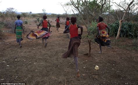 Bizarre Images Of Female Circumcision Ceremony In Kenya