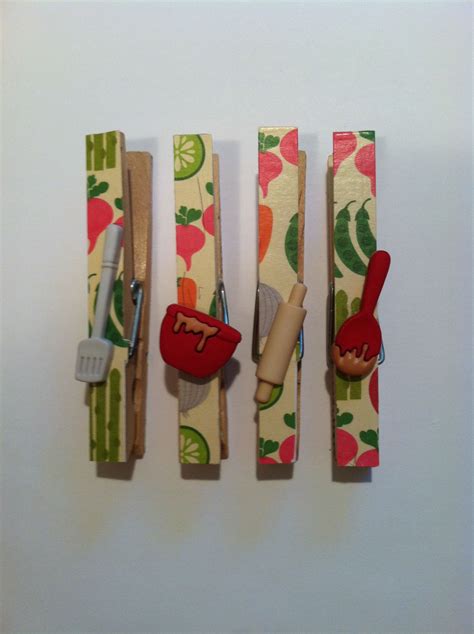 Magnet Clothespins Decorated Clothes Pins Painted Clothes Pins