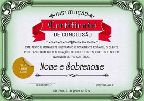 Certificados Personalizados Edit Veis Cursos Psd Impresso Mercado Livre