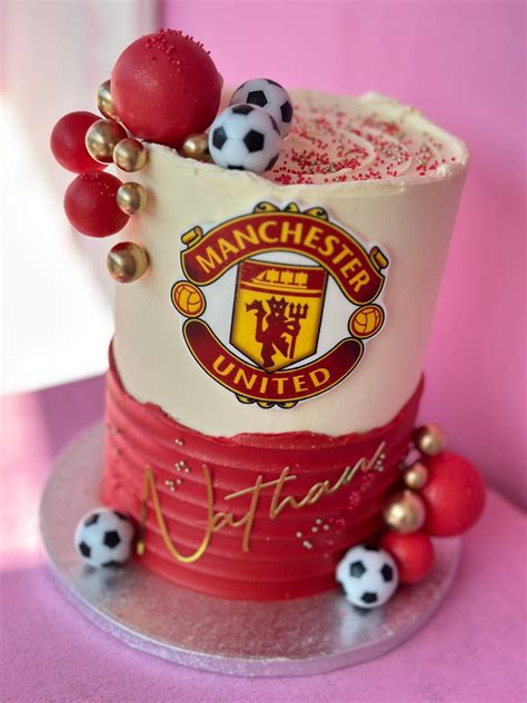 Manchester United Cake Ombré Cake Birthday Cake Kids Cake The