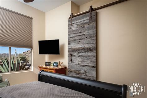 North Scottsdale Reclaimed Sliding Door Porter Barn Wood