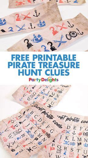 You can still customize every aspect of it. Free Printable Pirate Treasure Hunt Clues | crafty ...