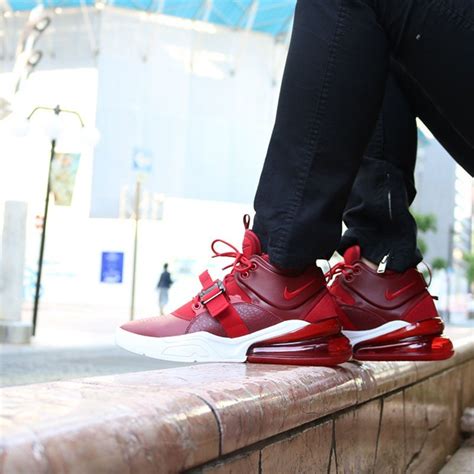 Nike Air Force 270 Red Croc Team Redgym Redwhite