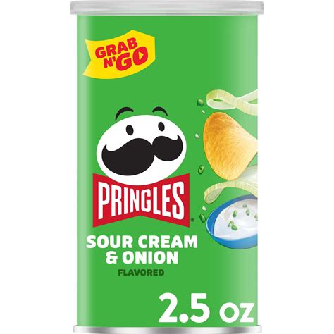 Pringles Potato Crisps Chips Sour Cream And Onion Flavored Shop Chips