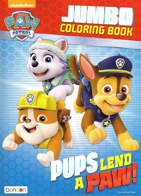 Paw Patrol Coloring And Activity Pups Lend A Paw