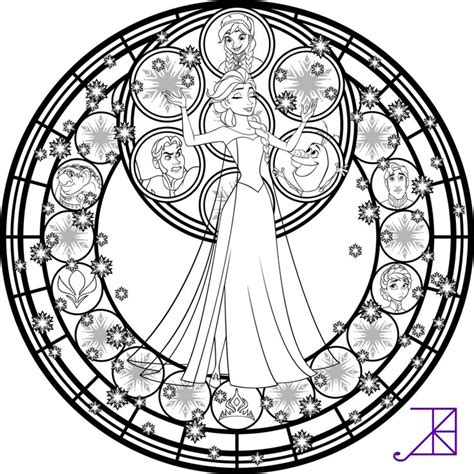 Medieval Stained Glass Coloring Pages Download And Print For Free