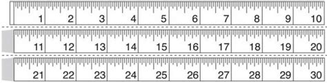 Printable Paper Measuring Tape