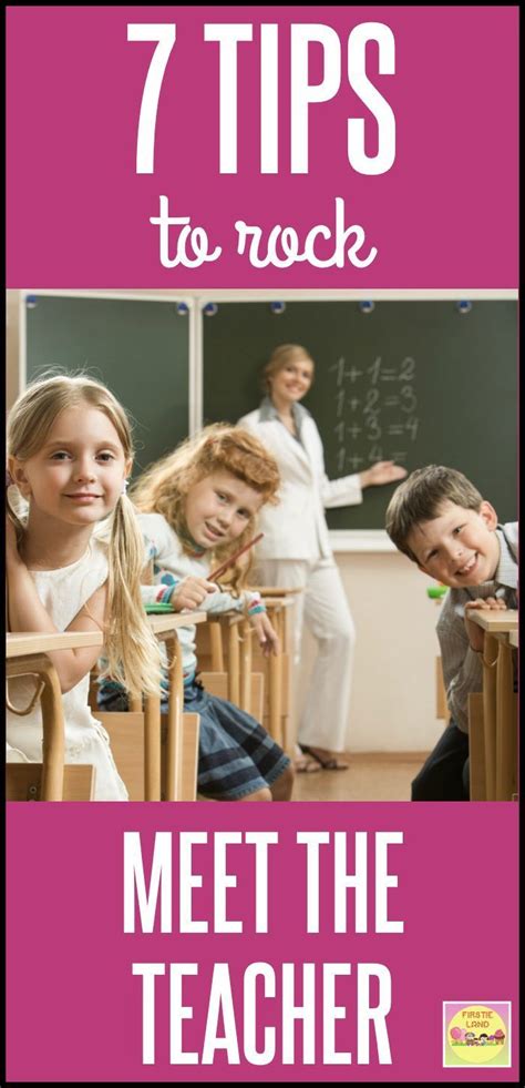 7 tips to rock your meet the teacher night firstieland first grade teacher blog meet the