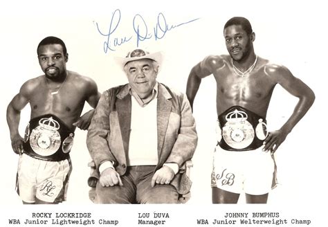 Legends Of Boxing Show Former Wba Welterweight Champion Johnny Bumphus
