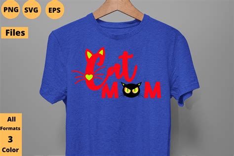 Cat Mom Cat Lover T Shirt Design Vector Graphic By Shirin Nipa · Creative Fabrica
