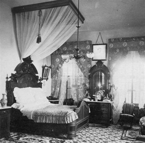 Bedroom 1870s In 2020 Victorian Rooms Victorian Bedroom Victorian