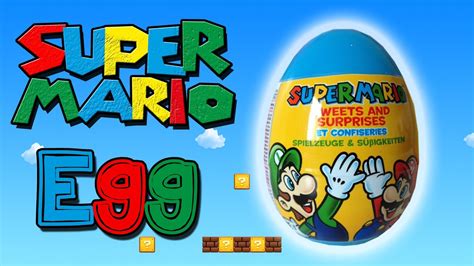 Super Mario Egg Unboxing Youtube