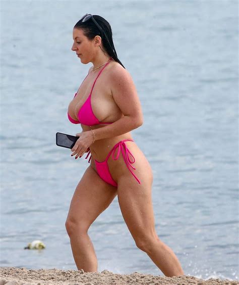 Angela White In A Bikini In Miami Beach GotCeleb