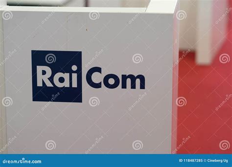 Logotipo De Com De Rai Do Italiano Imagem Editorial Imagem De