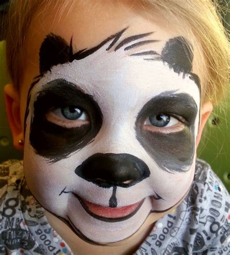 How To Paint Your Face Like A Panda Bear Painting