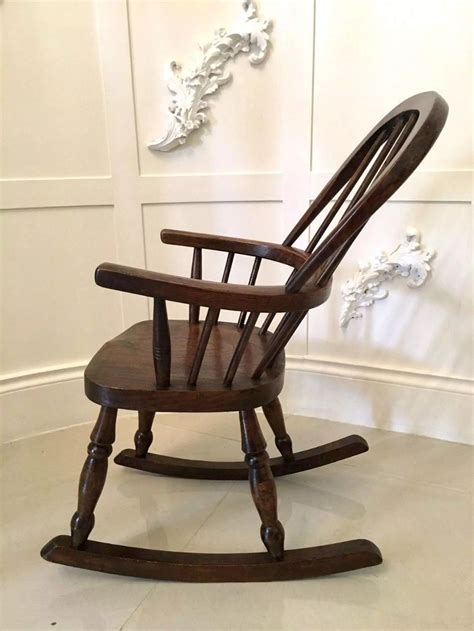 Antique Childs Windsor Rocking Chair in General