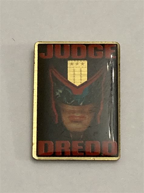 Judge Dredd Pin Pins And Badges Hobbydb