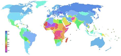 Filefertility Rate World Map Wiki