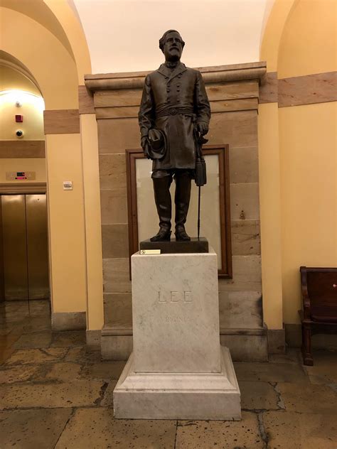 Statue Of Robert E Lee In The Us Capitol Building Rpics