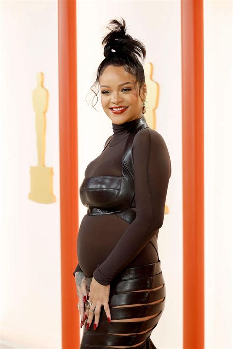 Rihanna Oscars Red Carpet Celebmafia