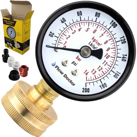 Flow Doctor Water Pressure Gauge Kit Flowdoctor