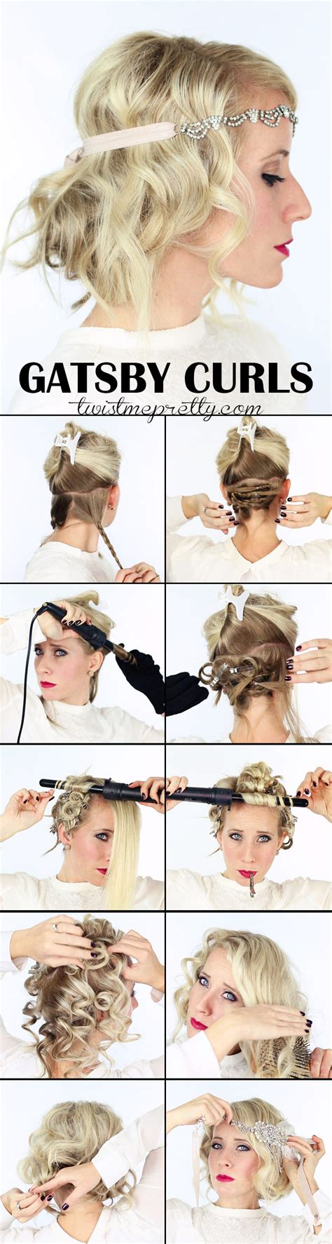 2 Gorgeous Gatsby Hairstyles For Halloween Or A Wedding Twist Me