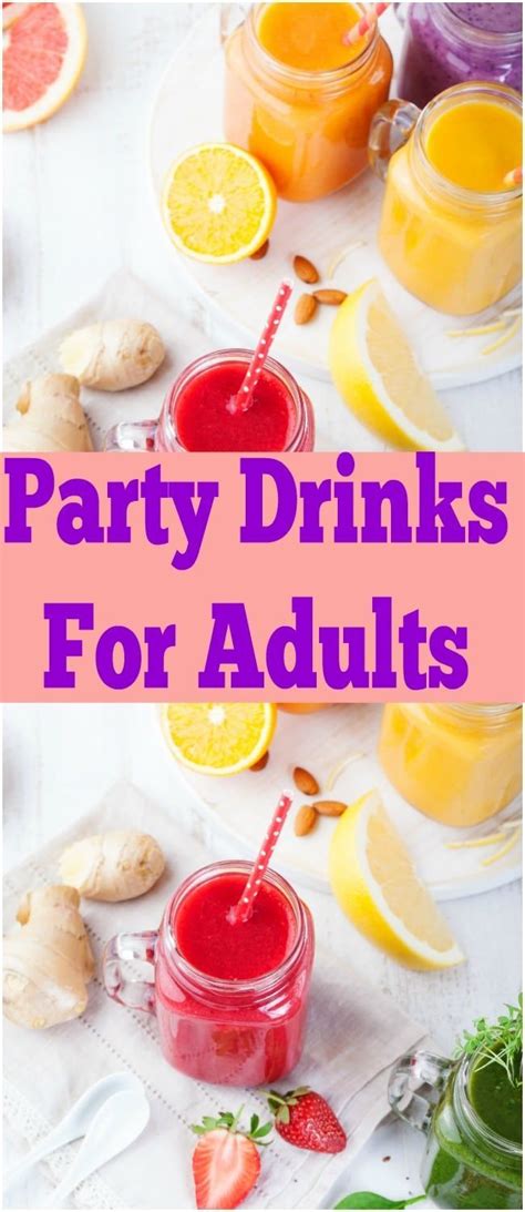 Fun Party Drinks For Adults The Classy Chapter Party Drinks Fun