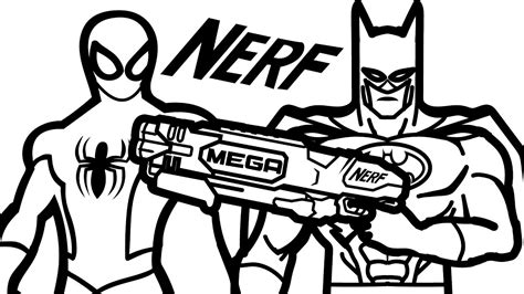 Coloring cars coloring pages free army guns printable nerf for. Mega Nerf Gun Coloring Pages Coloring Pages