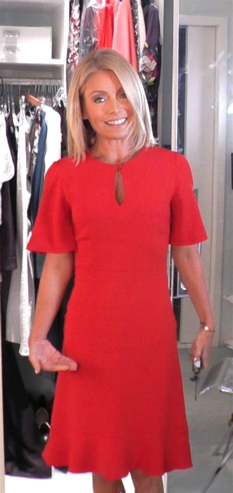 Today Kelly Ripa Wore This Cute Red Dress From Guilietta Summer