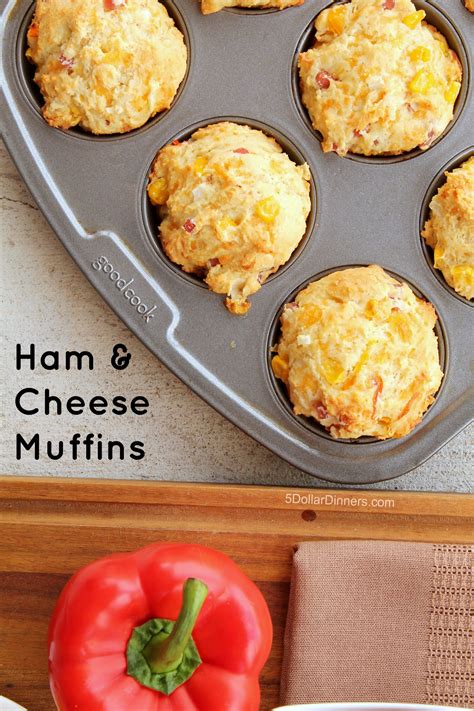 Freezer Friendly Ham And Cheese Muffins 5 Dinners