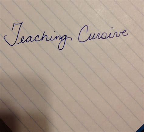 Can You Write In Cursive Will You Be Teaching Your Students To Learn