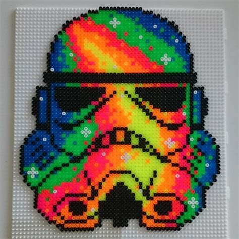 Neon Stormtrooper Star Wars Hama Beads By Hamatiija Star Wars