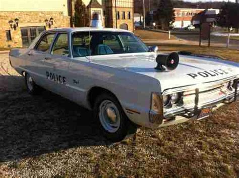 Find Used 1971 Plymouth Fury Police Car Tribute Low Miles In East