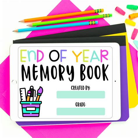 Free End Of The Year Memory Book Teaching With Aris