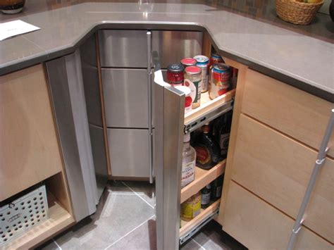 Posted on november 20, 2017october 2, 2020 by john petrie. Corner cabinet storage options - Contemporary - Kitchen ...