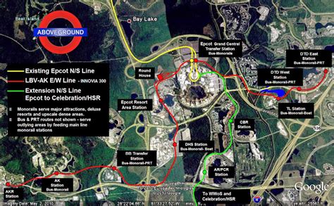 Disney World Monorail Map