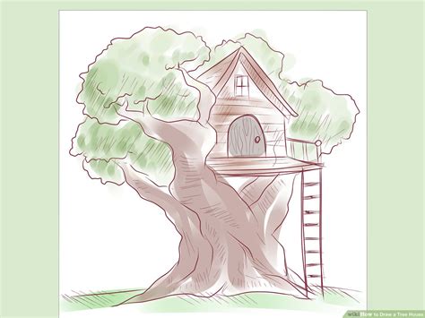 20 Inspiration Pencil Fantasy Tree House Drawing Lisas Adventures