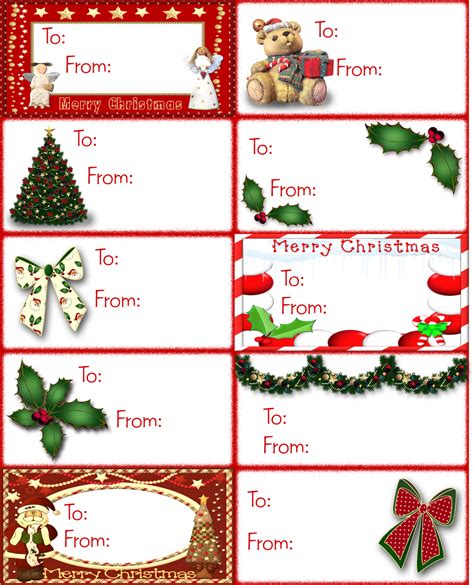 Graxas Page Christmas Printable T Tags
