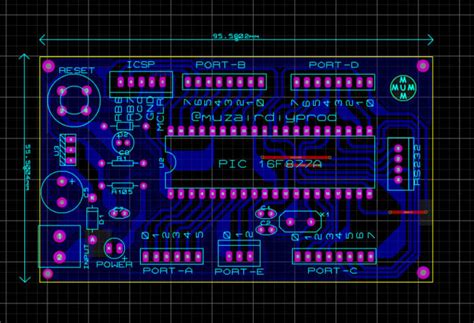 Design Pcb From Schematic In Proteus Altium By Muzairdiyprod