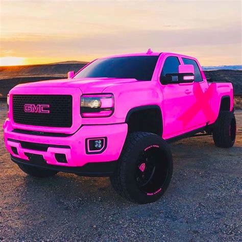 Lifted Chevy Trucks Pink Trucks Pink Lifted Trucks Jacked Up Trucks