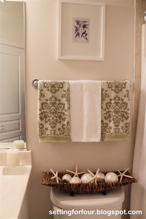 Bathroom decor — 9 ways to give your bathroom spa vibes » never skip brunch. My Space: Main Floor Bathroom - Setting for Four